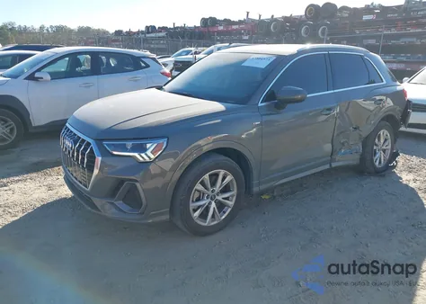 2023 Audi Q3 Premium 45 Tfsi S Line Quattro Tiptronic из США, поврежденный, VIN WA1DECF30P1091257